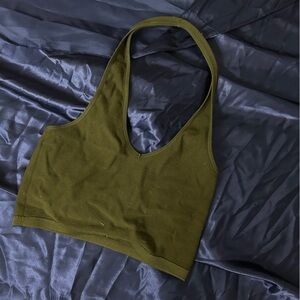 Olive Green Women's Intimate Top